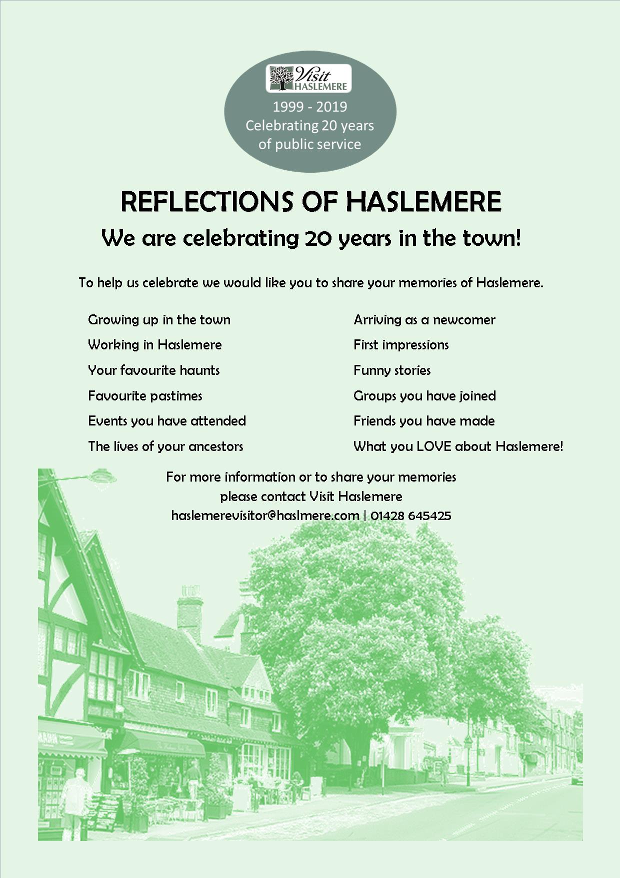 Reflections of Haslemere Reflections of Haslemere